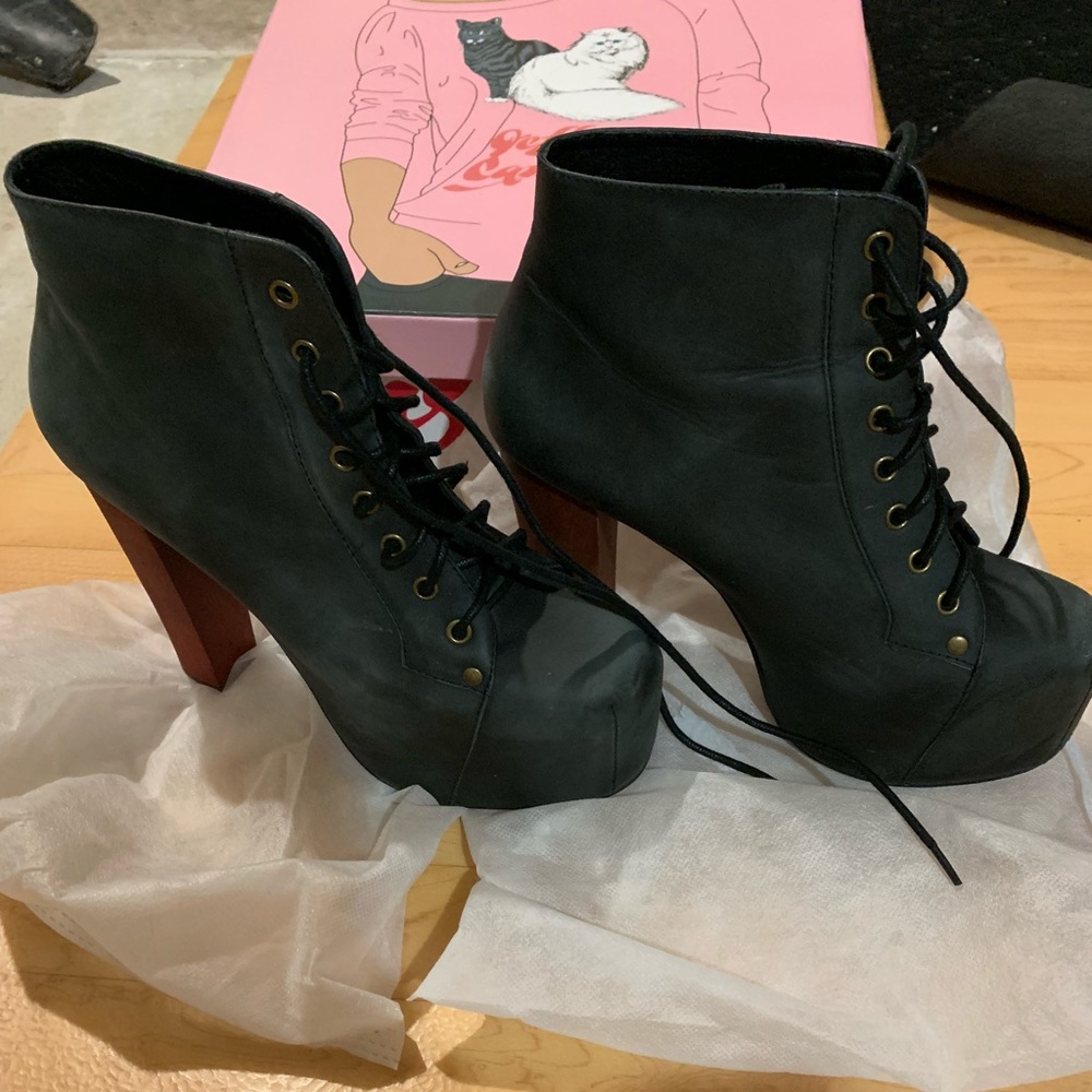 Jeffrey Campbell Platform Ankle Boots